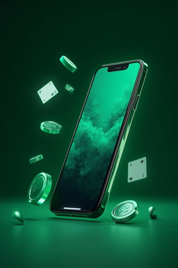Smartphone showing Deloro Casino app